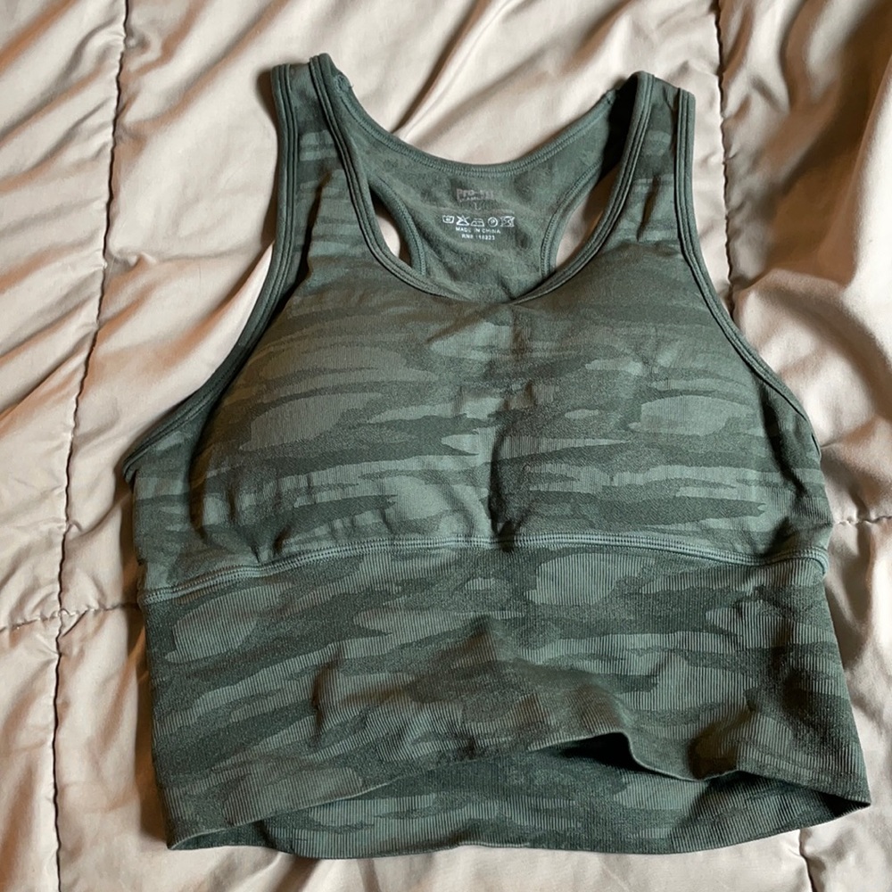 Camo workout top